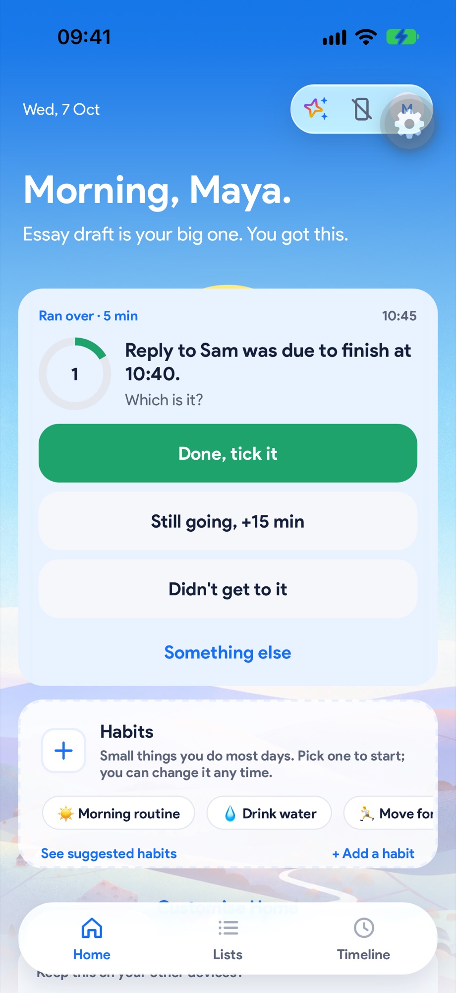 Ran over? Yoodoo asks one question