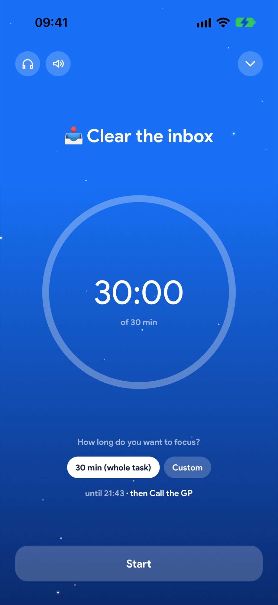 Focus: one task, one timer, your phone quiet