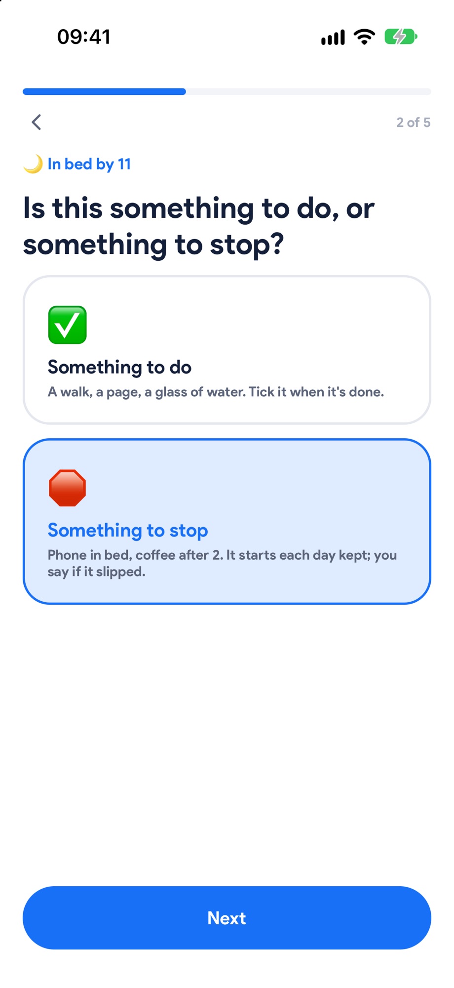 Make it something to stop
